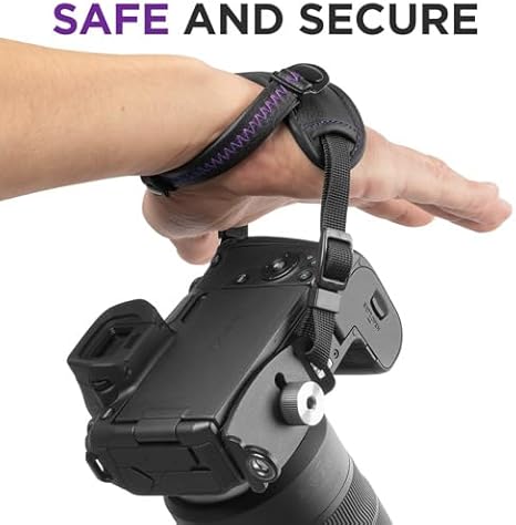 Altura Photo Camera Hand Strap - Rapid Fire Secure Camera Grip, Padded Camera Wrist Strap for DSLR and Mirrorless Cameras - Stocking Stuffers for Photographers - Camera Straps for Photographers - Image 6